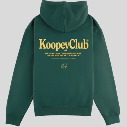 La Finca Hoodie Green Washed