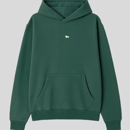 La Finca Hoodie Green Washed hy