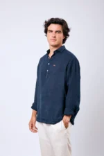 Polera Formentera Lino Maritime
