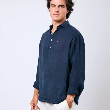 Polera Formentera Lino Maritime