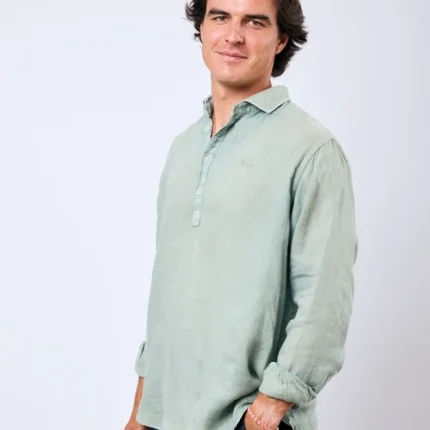 Polera Formentera Lino Verde